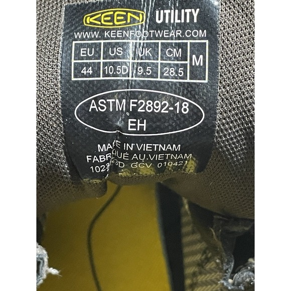 Keen Utility Boots Men 10.5 M Brown  No Steel Toe - Picture 9 of 13